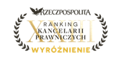 Wyróżnienie w kategorii Ochrony prywatności i danych osobowych w wg. XXIII Rankingu Kancelarii Prawnych Rzeczpospolitej